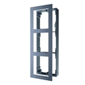 SMAVID SMA-VIP3RAP-700414 Aufputz Modul-Rahmenset für 3 Module, bestehend aus Frontblende 3 Module, Aufputzgehäuse für 3 Module inkl. Montagematerial