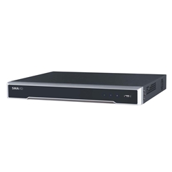 SMAVID SMA-NVR-700260 8-Kanal Netzwerkrecorder mit 4K-HDMI, 2 SATA- Schnittstellen für bis 6TB HDD's bis 8MP Kameras, 2 USB, Lüfter, VGA